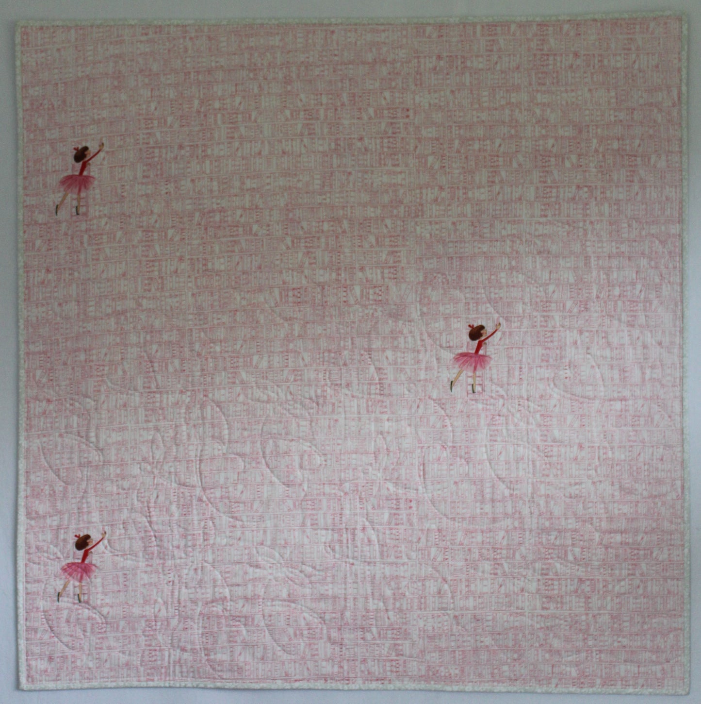 Sweet Dreams Baby Quilt – Pink & White